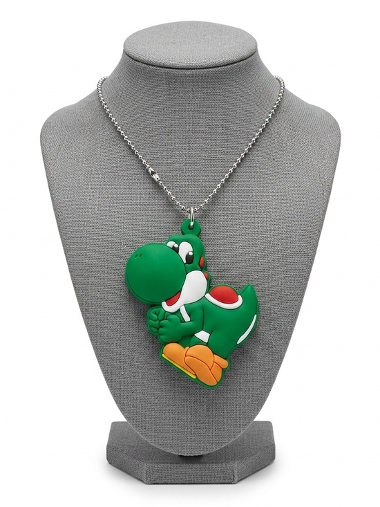 Nintendo Jewelry - New Unisex Yoshi Lovers Nintendo Figure Pendant Adjustable Necklace